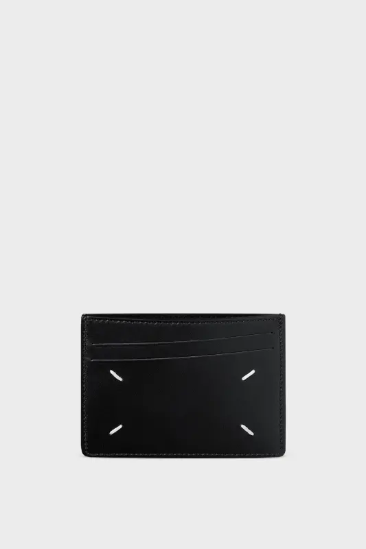 Maison Margiela Leather Credit Card Holder Small Black online