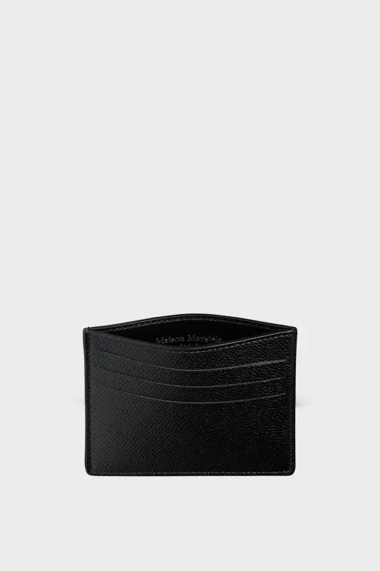 Maison Margiela Leather Credit Card Holder Small Black online