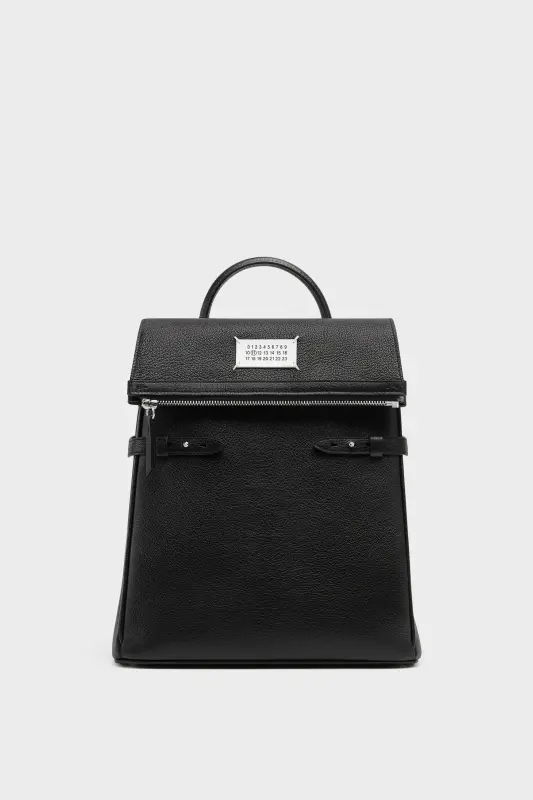 Maison Margiela Black Goat Leather 5AC Top Handle Backpack Black online