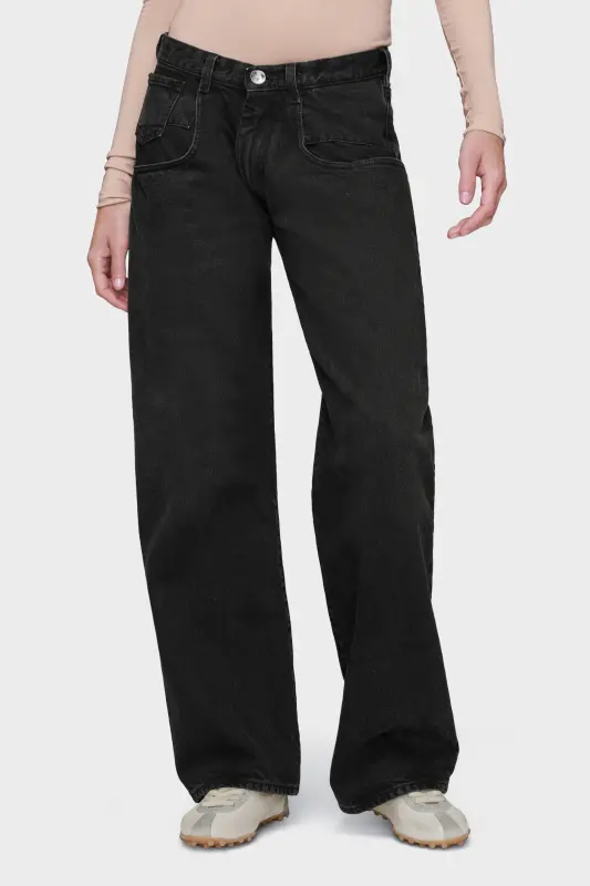 Maison Margiela BOYFRIEND DENIM TROUSERS Black online